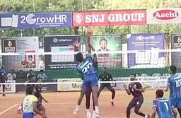 ஏ டிவிஷன் வாலிபால் போட்டி இந்தியன் வங்கி வெற்றி!