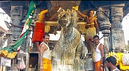 அருணாசலேஸ்வரா் கோயிலில் பிரதோஷ சிறப்பு பூஜை