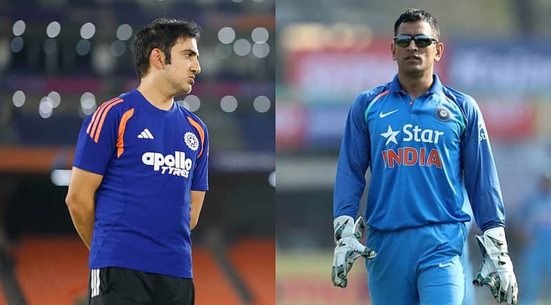 Gautham Gambhir, Ms Dhoni.