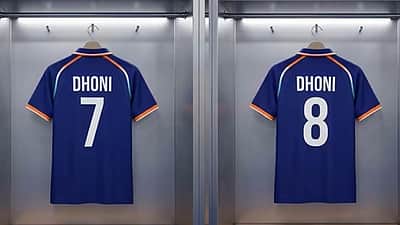 ஜெர்ஸி எண் மாற்றம்? தோனி பகிர்ந்த பதிவினால் குழப்பம்!