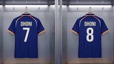 ஜெர்ஸி எண் மாற்றம்? தோனி பகிர்ந்த பதிவினால் குழப்பம்!