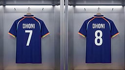 ஜெர்ஸி எண் மாற்றம்? தோனி பகிர்ந்த பதிவினால் குழப்பம்!