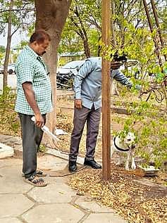 நாமக்கல் ஆட்சியா் அலுவலகத்துக்கு வெடிகுண்டு மிரட்டல்: போலீஸாா் விசாரணை