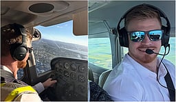 ஃபிலிப்ஸ் ஏர்லைன்ஸ்... விமானியாகவும் திறமையை வெளிப்படுத்திய க்ளென் ஃபிலிப்ஸ்! - வைரல் விடியோ