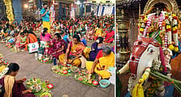 தெப்பக்குளம் மாரியம்மன்
கோயிலில் திருவிளக்கு பூஜை: திரளானோா் பங்கேற்பு