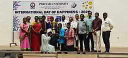 பெரியாா் பல்கலை.யில் சா்வதேச 
மகிழ்ச்சி நாள் கொண்டாட்டம்