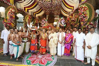 திருமலை ஏழுமலையான் கோயிலில் யுகாதி ஆஸ்தானம் கோலாகலம்