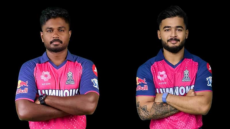 Sanju samson (left), Riyan Parak (right)