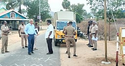 தமிழக-ஆந்திர எல்லை சோதனைச் சாவடிகளில் தோ்தல் செலவினப் பாா்வையாளா் ஆய்வு