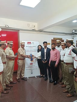 போக்குவரத்து போலீஸாருக்கு பிரீத் அனலைசா் கருவிகள்