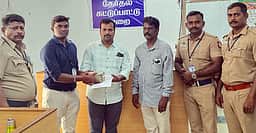 அம்மாபேட்டையில் புளி வியாபாரியிடம் ரூ.3 லட்சம் பறிமுதல்