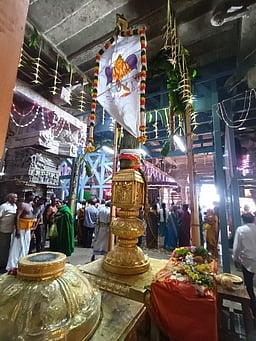 ராமசுவாமி கோயிலில் ராமநவமி விழா கொடியேற்றத்துடன் தொடக்கம்