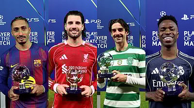 சாம்பியன்ஸ் லீக்கில் காலிறுதிக்கு முன்னேறிய 8 அணிகள்..! யார் யாருடன் மோதுகிறார்கள்?