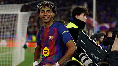 சாம்பியன்ஸ் லீக்கில் புதிய சாதனை படைத்த லாமின் யமால்! 