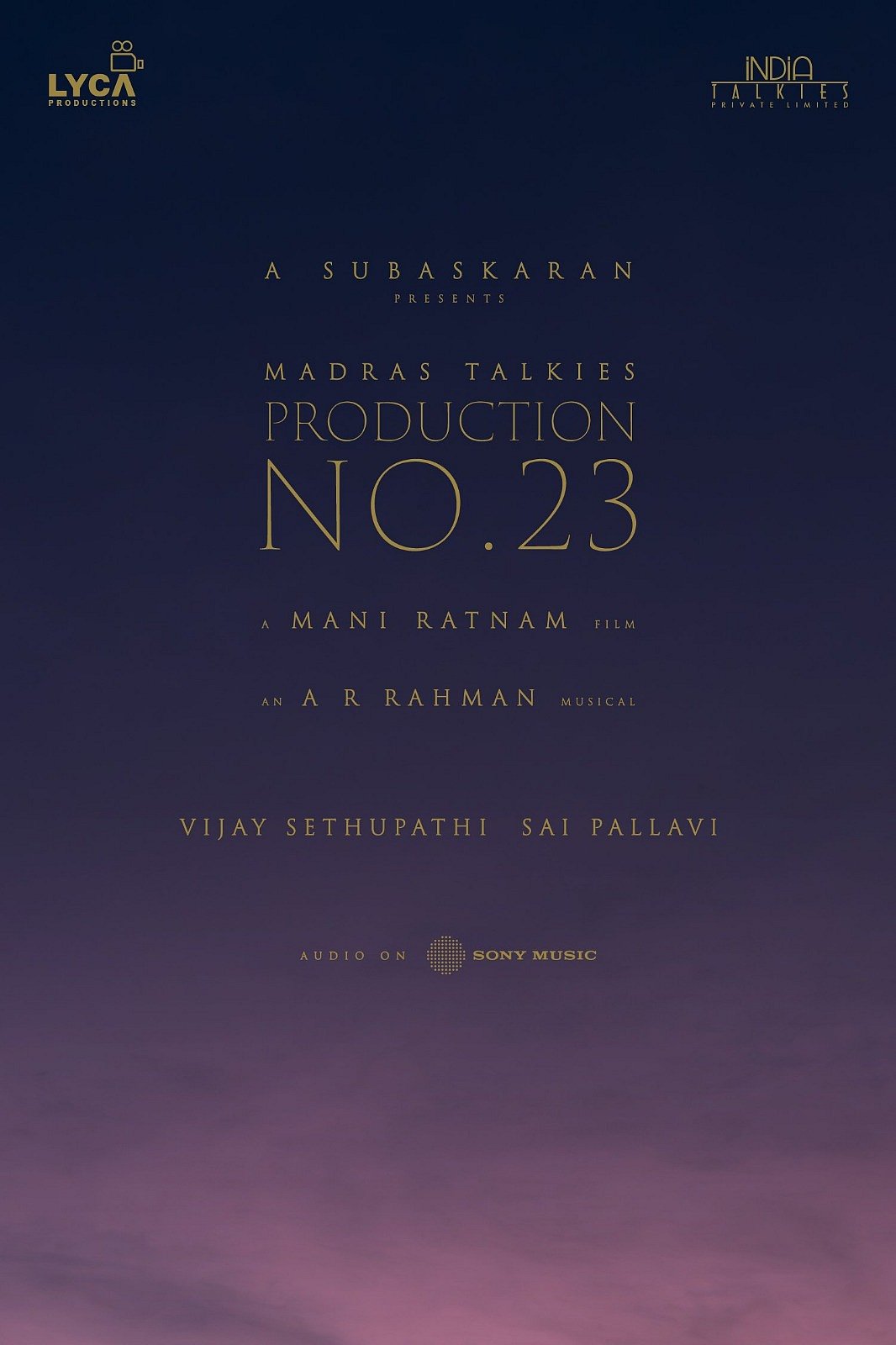 படத்தின் அறிவிப்பு போஸ்டர்.