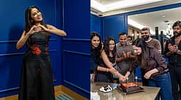 பிரியங்கா மோகன் மகிழ்ச்சி..! வெற்றிக் கொண்டாட்டத்தில் மேட் இன் கொரியா படக்குழுவினர்! 