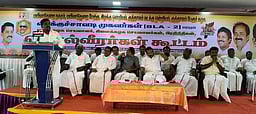 திமுக வாக்குச்சாவடி முகவா்கள் கூட்டம்