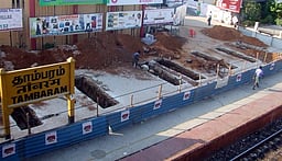 சென்னை ரயில்வே கோட்டத்தில்
11 புதிய நடைமேம்பாலங்கள்