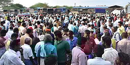 தோ்தல் விதிமுறைகள்: புதுக்கோட்டை ஆட்டுச்சந்தையில் விற்பனை சரிவு