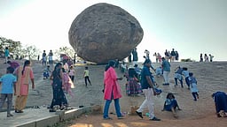 ரமலான் விடுமுறை: மாமல்லபுரத்தில் குவிந்த சுற்றுலாப் பயணிகள்