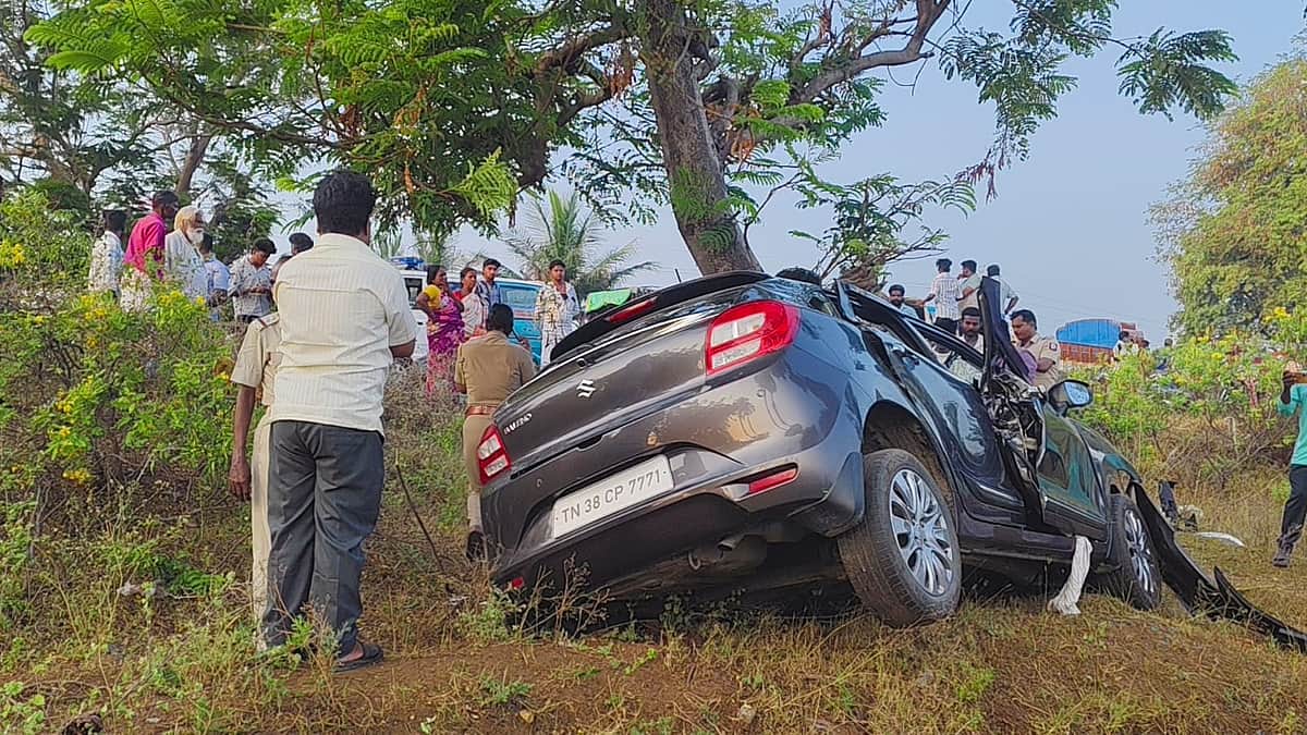 சின்னசேலம் அருகே கார் விபத்தில் மாமியார், மருமகள் பலி!