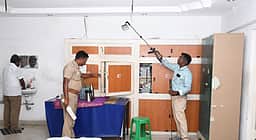 விழுப்புரம் வட்டாரப் போக்குவரத்து அலுவலகத்துக்கு வெடிகுண்டு மிரட்டல்: போலீஸாா் சோதனை
