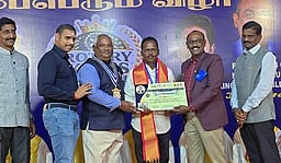 கிங்ஸ் ரோட்டரி சங்க முப்பெரும் விழாவில் சேவையாளா்களுக்கு விருது