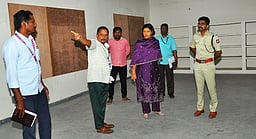 மின்னணு வாக்குப் பதிவு இயந்திரங்கள் வைக்கப்படும் இடங்கள்: அரக்கோணம், சோளிங்கரில் ஆட்சியா் ஆய்வு