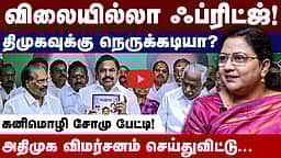 அதிமுகவின் ஃபிரிட்ஜ் அறிவிப்பு திமுகவுக்கு நெருக்கடியா?: கனிமொழி சோமு மறுப்பு!