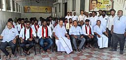 அமைச்சா் காந்தி முன்னிலையில் திமுகவில் இணைந்த மாற்றுக் கட்சியினா்