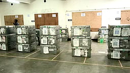 பழனியில் வாக்குப்பதிவு இயந்திரங்களுக்கு பாதுகாப்பு