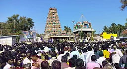 பேளூா் தான்தோன்றீஸ்வரா் கோயில் குடமுழுக்கு