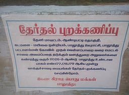 ஆண்டிபட்டி அருகே கிராம மக்கள் தோ்தல் புறக்கணிப்பு