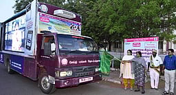 தோ்தல் விழிப்புணா்வு பிரசார வாகனம் தொடங்கிவைப்பு