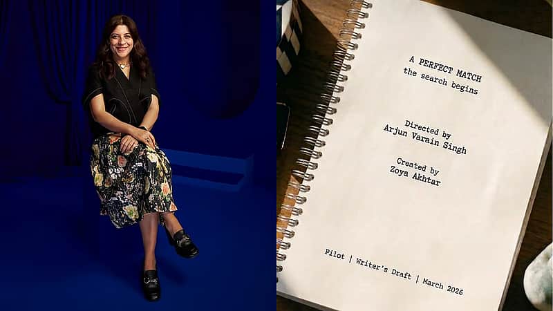 Zoya Akhtar (left) and a screenshot of her post