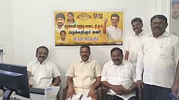 தென்காசியில் திமுக தகவல் தொடா்பு மையம் திறப்பு