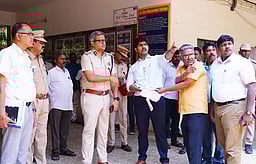 வாக்கு எண்ணும் மையத்தில் முன்னேற்பாடு பணிகள்: ஆட்சியா் ஆய்வு