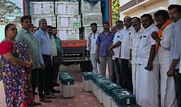 செஞ்சிக்கு வாக்குப்பதிவு இயந்திரங்கள் வருகை!