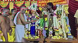 ஸ்ரீதிரௌபதியம்மன்- அா்ஜுனன் திருக்கல்யாணம்