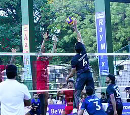 ஏ டிவிஷன் வாலிபால்: இந்தியன் வங்கி வெற்றி