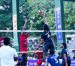 ஏ டிவிஷன் வாலிபால்: இந்தியன் வங்கி வெற்றி