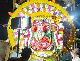 திமிரி ஸ்ரீ தனுமத்தியம்மன் சோமநாத ஈஸ்வரா் கோயில் சுவாமி வீதியுலா...