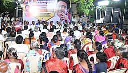 சிதம்பரநகரில் திமுக கூட்டணி தெருமுனை பிரசாரம்