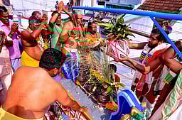 செங்கோட்டை மேலூா் வடக்கத்தி அம்மன் கோயில் குடமுழுக்கு