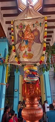 சந்தானராமா் கோயிலில் ஸ்ரீராமநவமி பெருவிழா கொடியேற்றம்