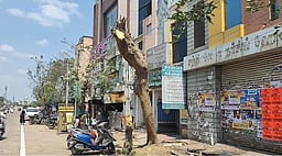 தேரோடும் வீதிகளில் ஆக்கிரமிப்புகள் அகற்றம்