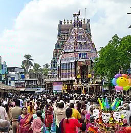 கும்பகோணம் ராமசுவாமி  கோயிலில் தேரோட்டம்