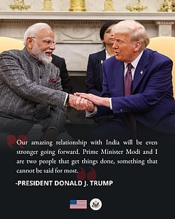 காரியங்களை சிறப்பாகச் செய்து முடிப்பவா் மோடி! அமெரிக்க அதிபா் டிரம்ப் புகழாரம்