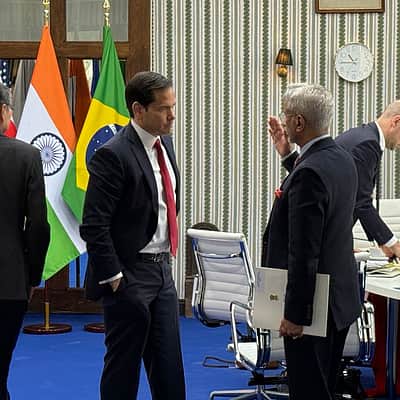 அமெரிக்க வெளியுறவு அமைச்சருடன் ஜெய்சங்கர் சந்திப்பு! 