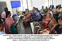 6 தொகுதிகளிலும் 8,544 வாக்குச்சாவடி அலுவலா்களுக்கு முதல் கட்ட பயிற்சி
